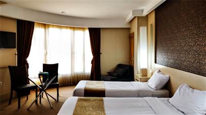 اتاق دو تخته تویین هتل سفیر اصفهان